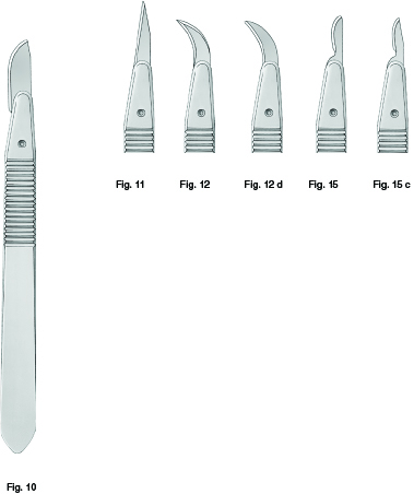 Disposable Scalpels, sterile