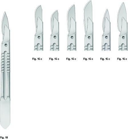 Disposable Scalpels, sterile